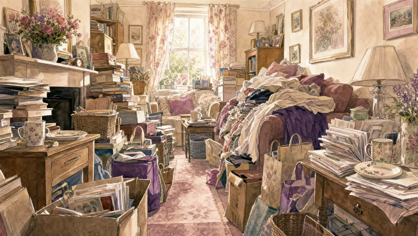 a full home, kindly drawn