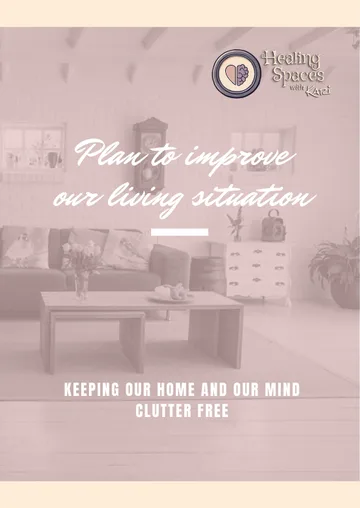 First page of the Decluttering Leaflet