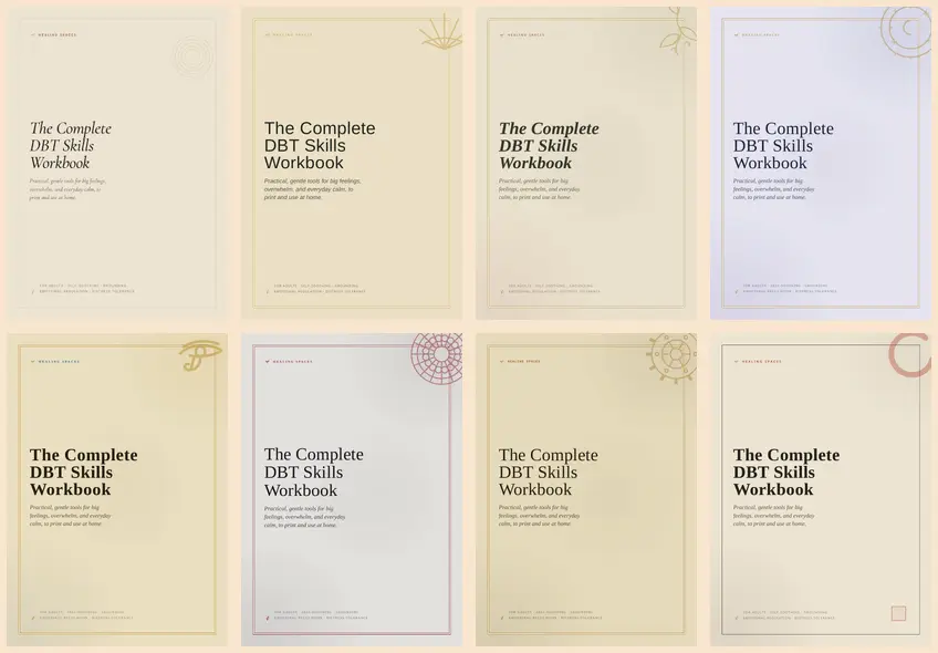 Cover of The Complete DBT Skills Workbook — Every Edition Bundle