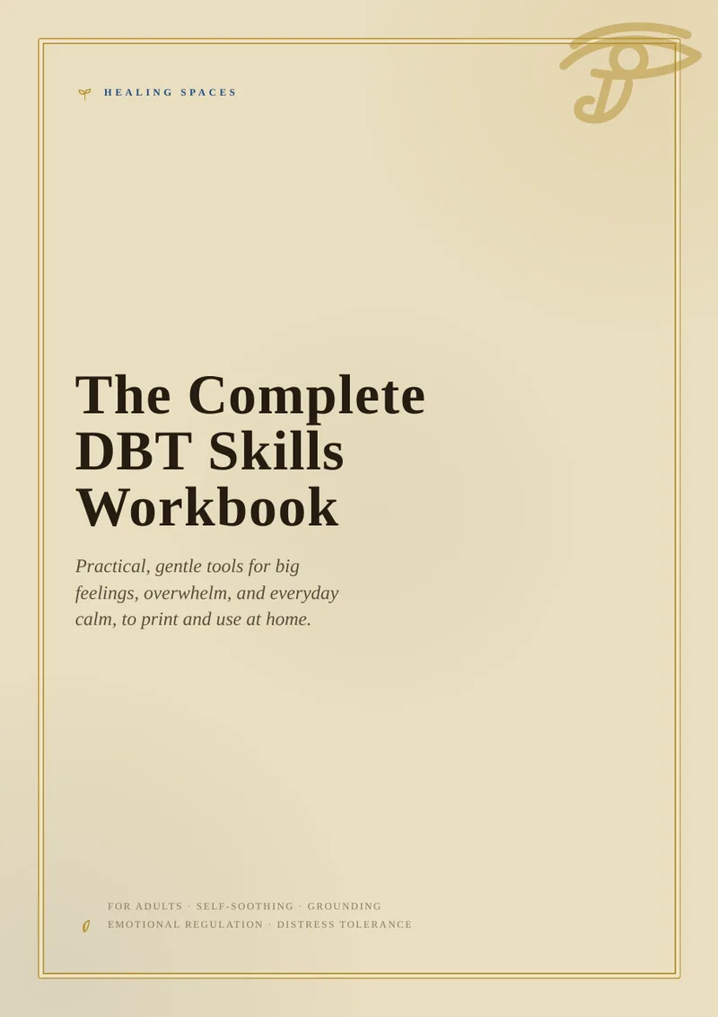 Cover of The Complete DBT Skills Workbook — Egyptian Edition