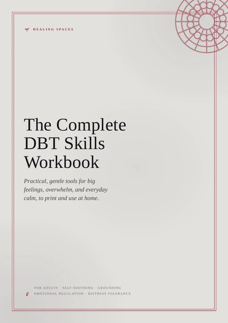 Cover of The Complete DBT Skills Workbook — Gothic Edition